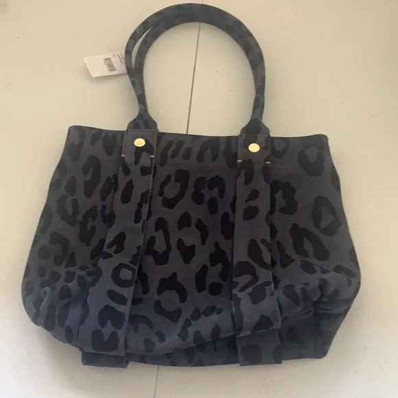 CLARE V. PETIT COUSIN IN MARINE PABLO CAT TOTE BAG - Picture 6 of 11